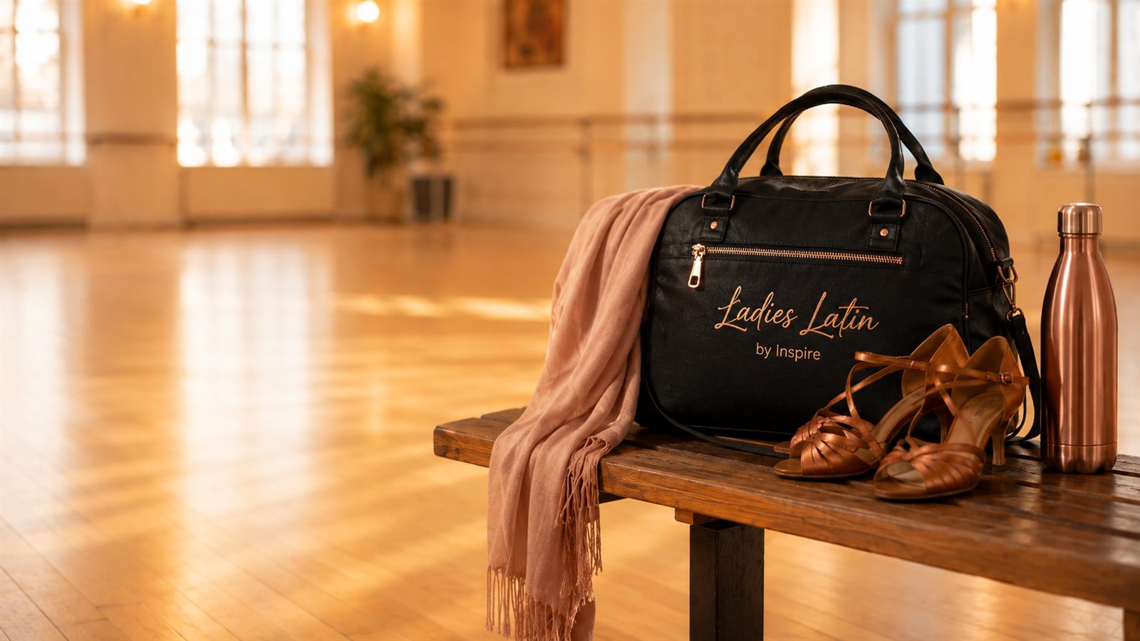 Torba i plesne cipele Ladies Latin by Inspire